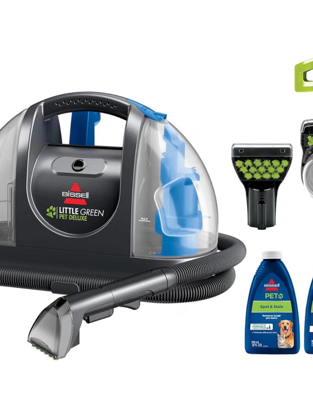 Bissell Little Green Pet Deluxe Portable Spot Cleaner - Gray & Blue